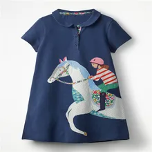 Платья с воротником; Одежда для маленьких девочек; платья принцессы с цветочным рисунком для девочек; летнее платье-пачка для свадьбы, дня рождения