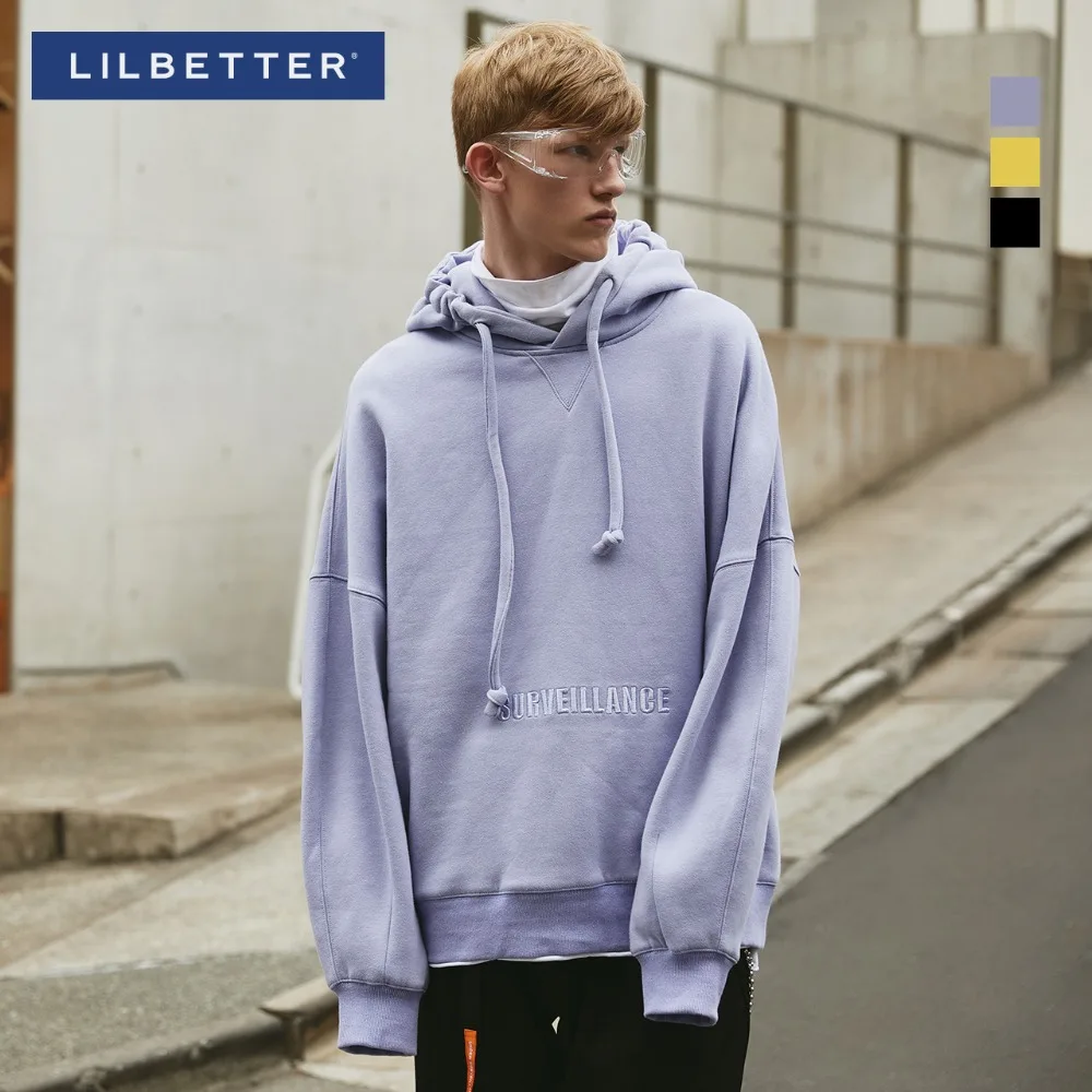 Lilbetter Осень Зима Мода Толстые повседневные толстовки с принтом для мужчин