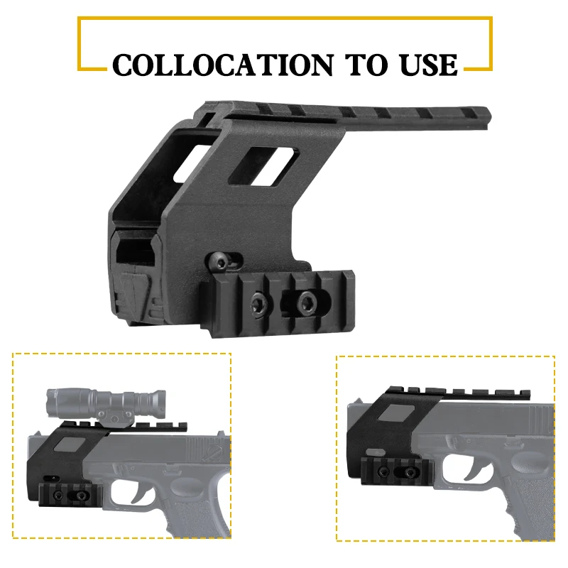 Glock серии база для рейки загрузочное устройство Тактический стрельба из пистолета Сфера крепление охотничий прицел Лазерное освещение