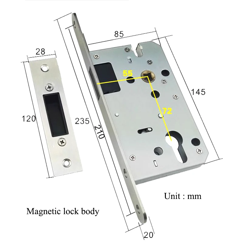 TYPE A lock body