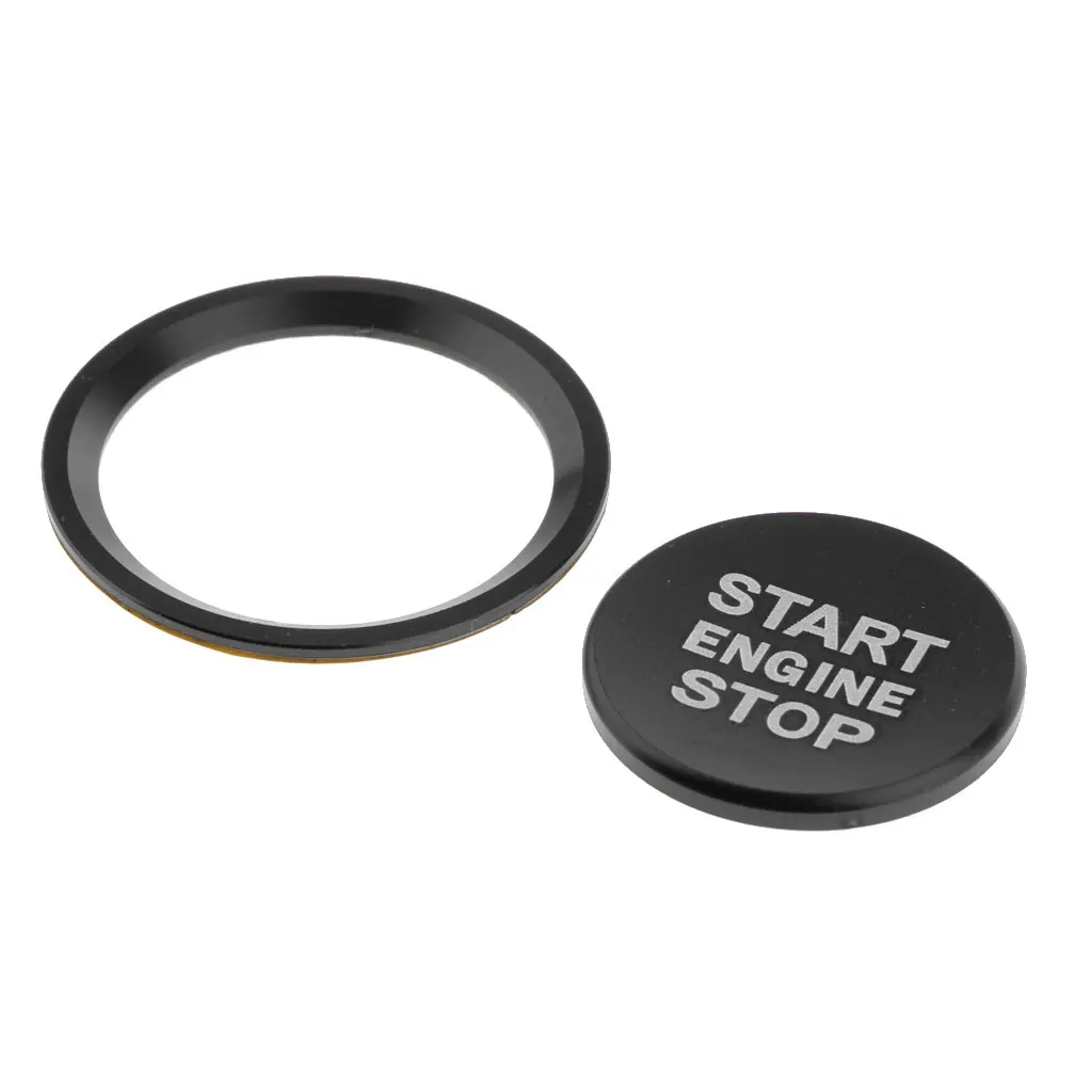 Car Engine Push Start Stop Button Cover Cap Trim Ignition Starter Switch Button knob Sticker Audi A4 A5 B9 2017 2018 Decoration