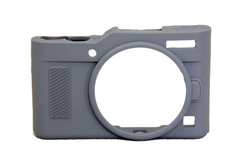 Приятный мягкий Камера видео сумка для Panasonic Lumix gf8 gf7 GF9 силиконовый чехол резиновая Камера чехол Защитный чехол кожи - Цвет: Grey