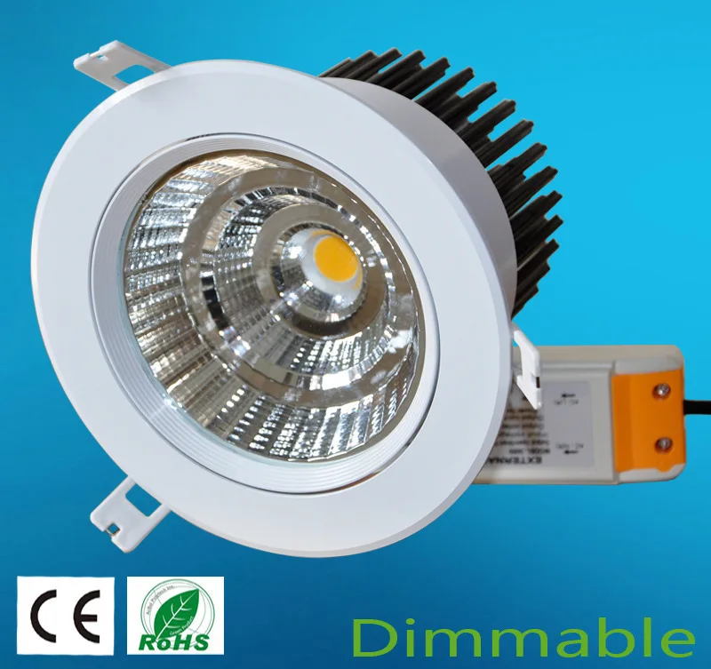 LED dimmable 30W 35W 40W 5 inch recessed high lumen downlight for