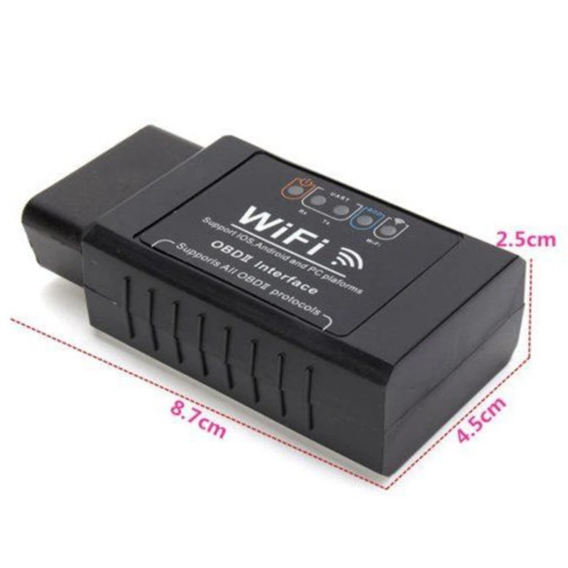 JX-LCLYL Wi-Fi ELM327 OBD2 OBDII Авто диагностический сканер для iOS Android