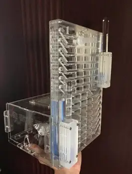 

Transparent Ant Nest Educactional Device Toy With 2 Water Towers DIY Assembling With Feeding Area Ant Nest Acrylic Ant Farm