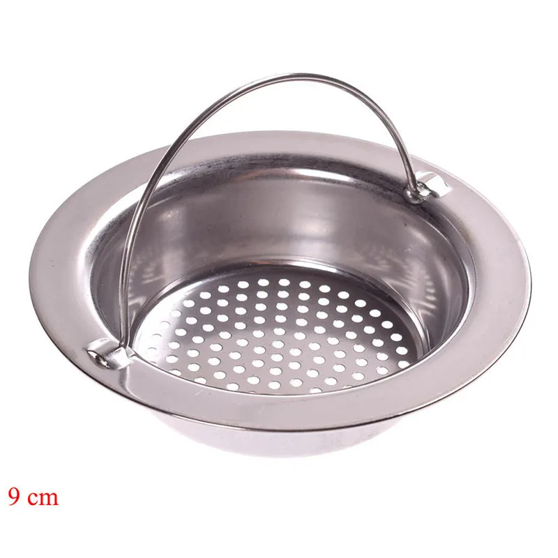 Three Size Kitchen Bathroom Sink Filter Strainers Premium Stainless Steel Hair Catcher Stopper Shower Drain Protector