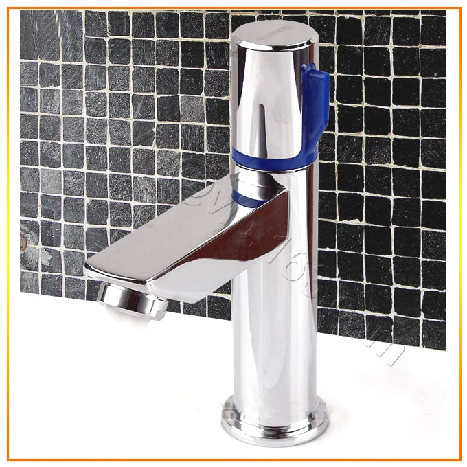 

L15506 - Luxury Chrome Finish Brass Cold Basin Faucet Cold Water Tap