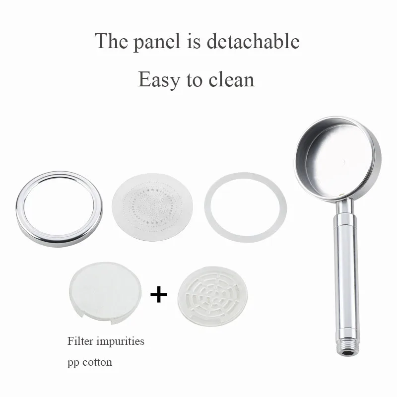 Shower Flush Bathroom Faucet Bathroom System Set Bathtub Faucet Color LED Light Tropical Shower Headboard Handheld Turbo Shower