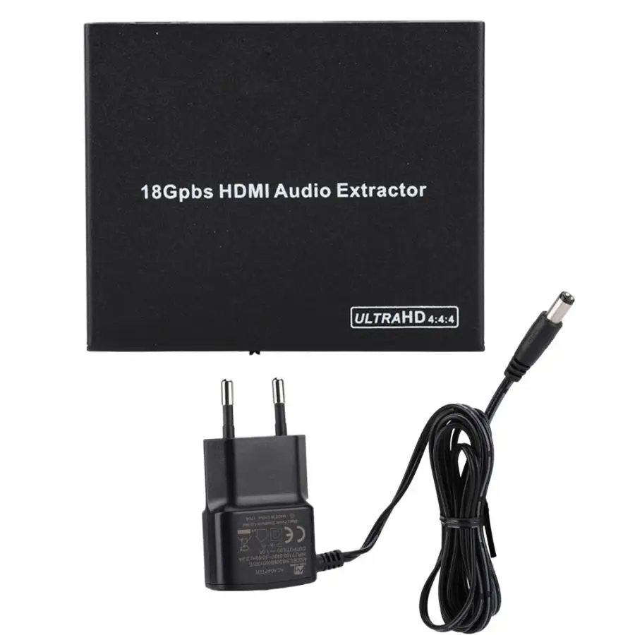 Многофункциональный с HDCP 2 HDMI 18 Гбит/с аудио видео экстрактор поддержка 4K EU 100 240V| |