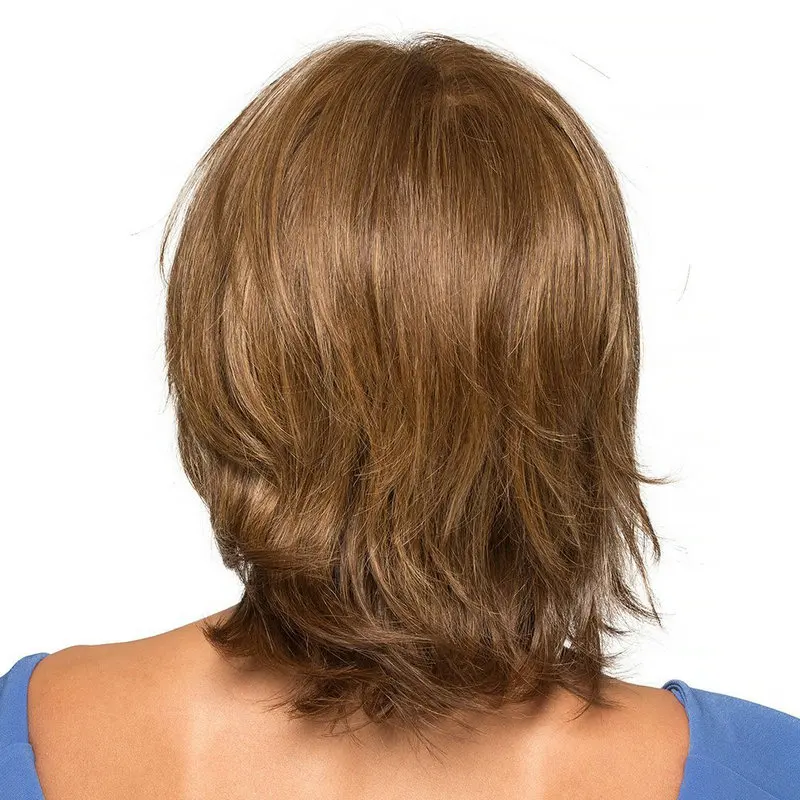 

Hstonir Jewish Wig With Silk Top Wefted Sides And Back European Virgin Hair 100% Classical Hair Sheitel JW06