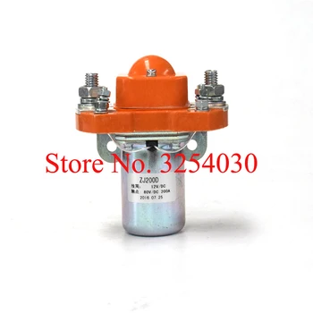 

Modern Home Made Orange 12V 200A DC Contactor ZJ200D for Electric Tourist Coach or Sightseeing Car Electric Pallet Trucks