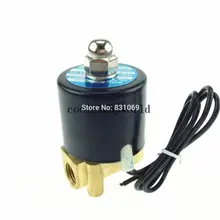 1 шт. 220VAC 1/" Электрический Соленоидный клапан воды воздуха N/C нормальное замыкание