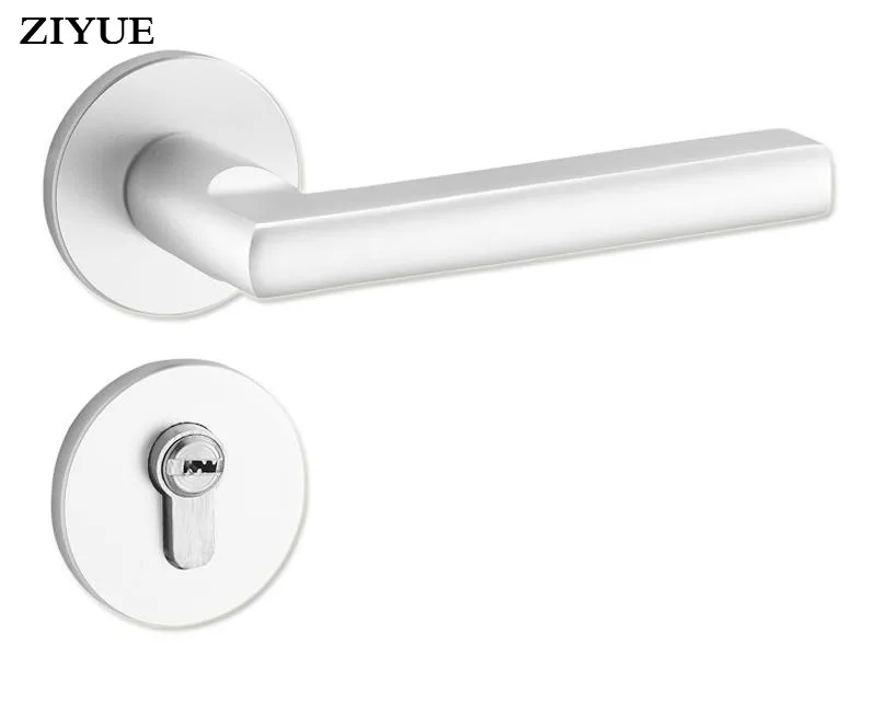 

Free Shipping Space Aluminum Split Mechanical Locking Bathroom Interior Room Door Lock