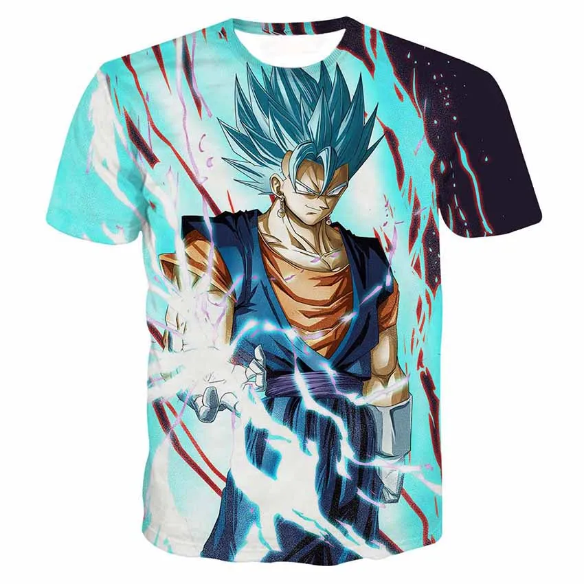 Dragon Ball Z T shirts Mens Summer Fashion 3D Printing ...