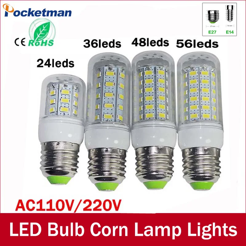 Светодиодный светильник E27 SMD 5730 20 Вт 15 12 18 7 24/36/48/56/69 светодиодный s|e27|spotlight lede27 led bulb