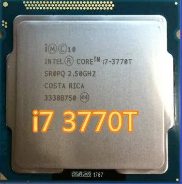 Intel Core i7 3770T i7-3770T 2,5 GHz 8M SR0PQ 45W четырехъядерный настольный процессор компьютерный процессор разъем LGA 1155 pin