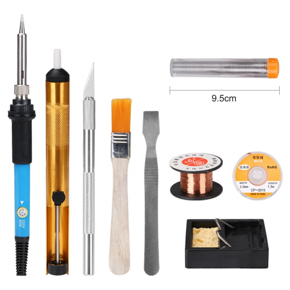 High-quality 60W Electric Soldering irons tool set with bag for appliance repair Kit Home DIY jewelry welding Welding Tool Parts