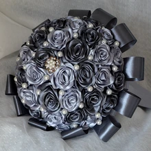 Casamento Gary Свадебный букет из роз цветы ручной работы Серебряный Свадебный букет Свадебные цветы Свадебные букеты buque de noiva