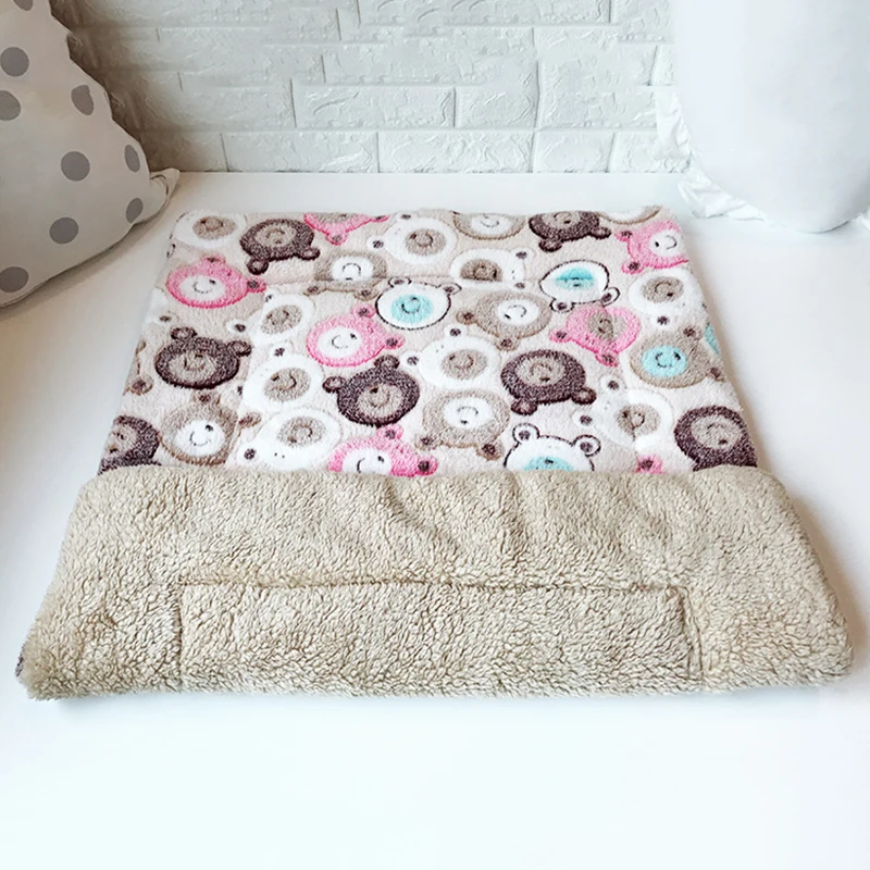 2 размера одеяло для собаки для питомца Любовь Сердце Печатный Зимний Теплый Щенок Кровать Коврик мягкая кровать для собаки