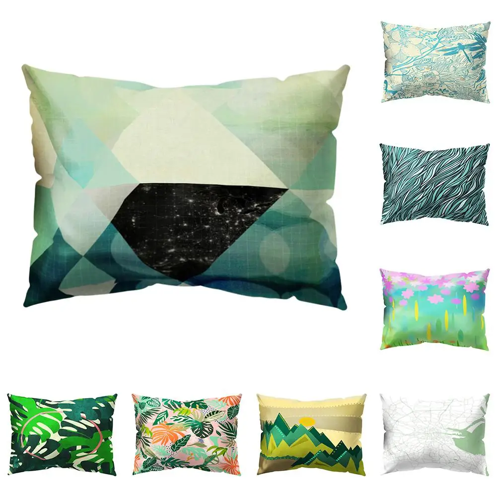 

Flower Leaf Bird Pillow Case Cushion Cover Sofa Bed Car Cafe Office Decoration Hot