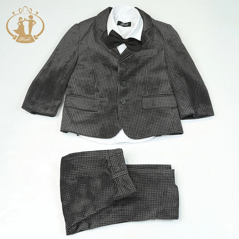 Nimble костюм для мальчиков Roupas Infantis Menino Enfant Garcon свадебные костюмы блейзер Casamento |