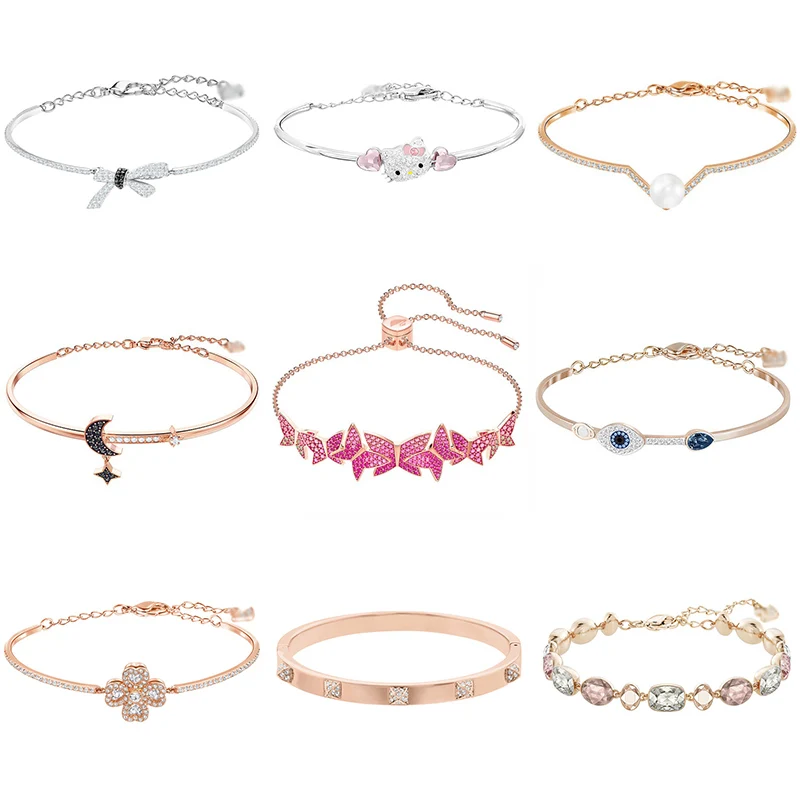 

SIEMTO Fashion 100% Sterling Silver Original 1:1 Have Logo High Quality Popular Bracelet Women Jewelry Free Shipping