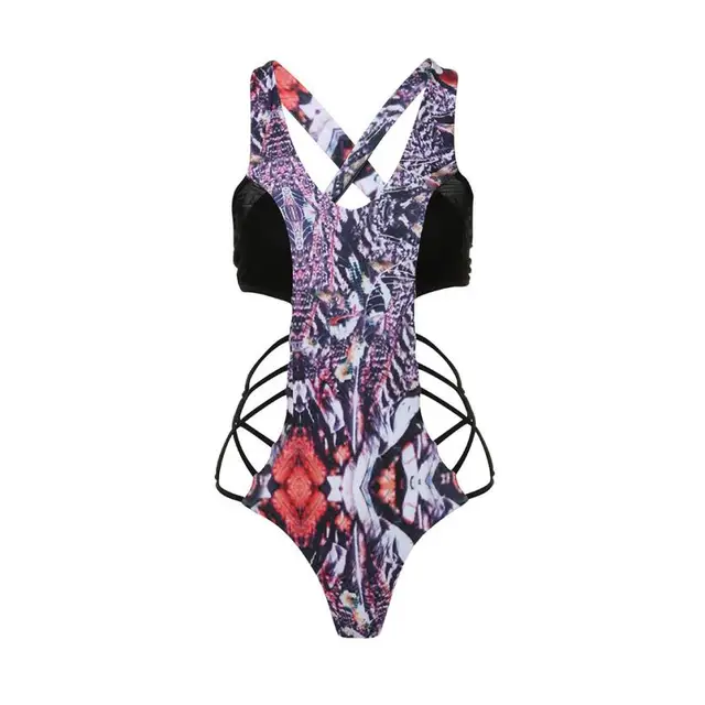 Buy Women Piece Of Swimsuit Animal Print Bikini