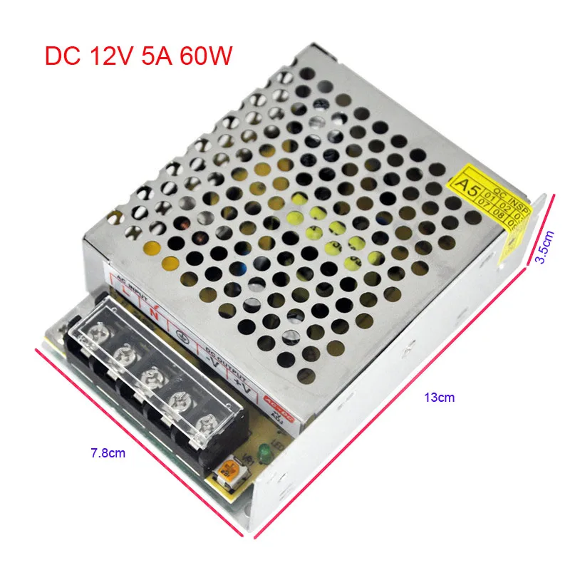 12V 60W power supply