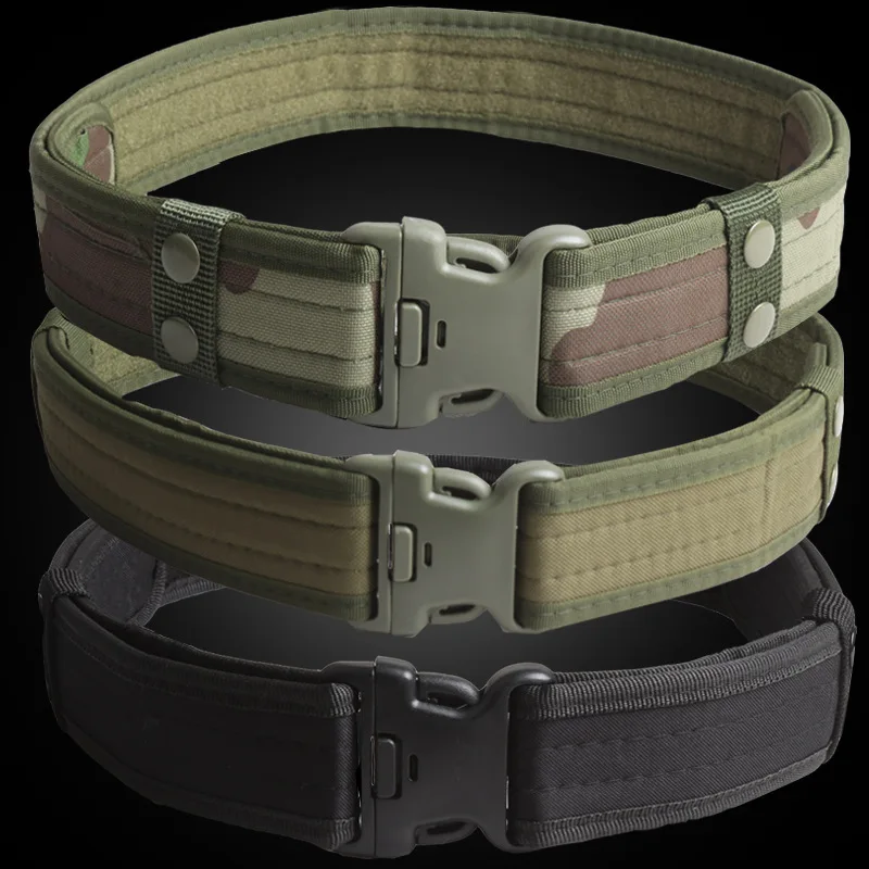 80PCS Best Tactical Belt Men's Military Belts Army Thicken Canvas