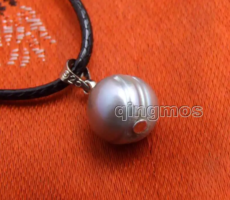 Большой кулон с натуральным пресноводным жемчугом 10 11 мм|pearl pendant|natural freshwater