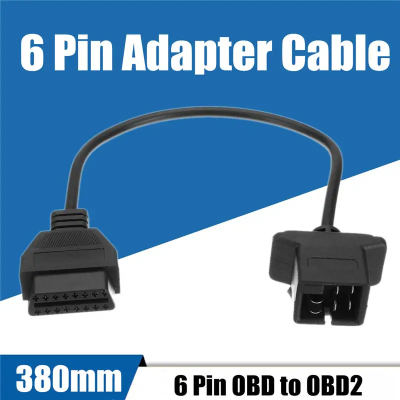 Разъем OBD/OBD2 для Chrysler 6 Pin OBD для OBD2 проверьте адаптер двигателя кабель считыватель кодов