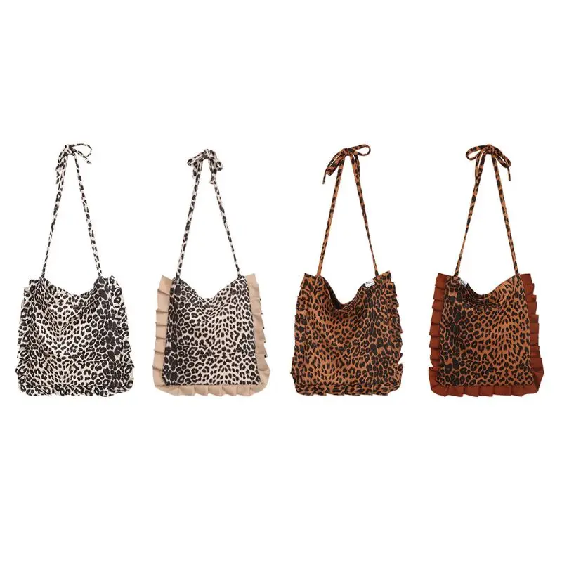 

Women Leopard Casual Shoulder Bag Lady Hobo Handbag Tote Purse Satchel Crossbody Bags
