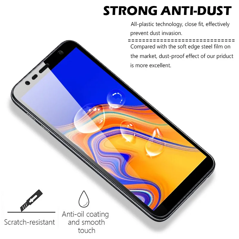 KSAM1071_6_Full Screen Tempered Glass for Samsung Galaxy J4 Plus J4 Prime 2018 J415 SM-J415F 6.0 inch