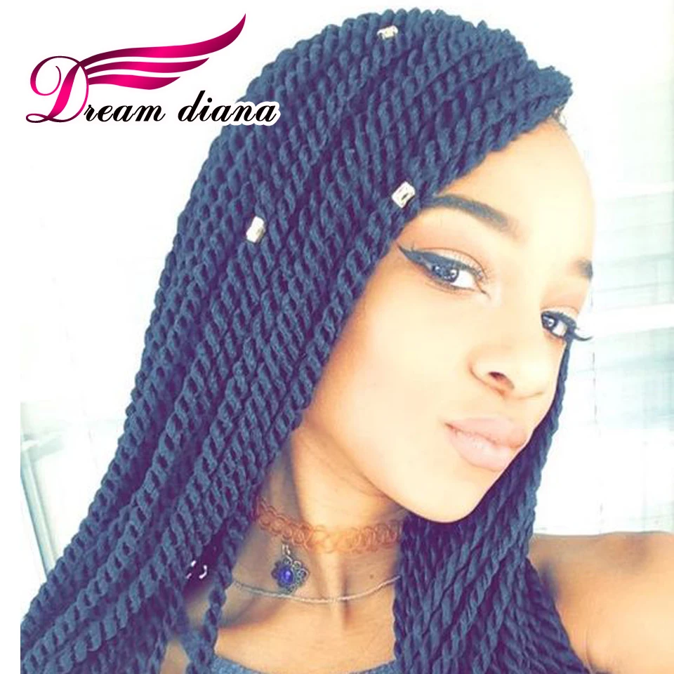 18 Inches Crochet Braids Jamaican Twist Hair 30 Strands Crochet
