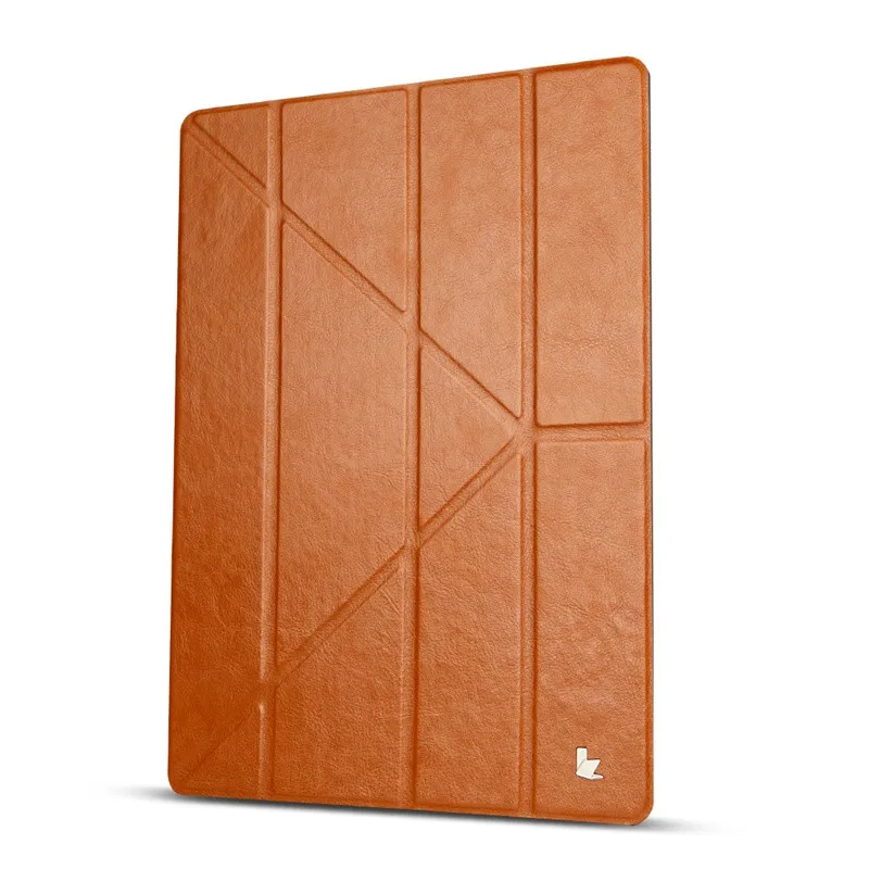 Jisoncase флип Кейс для iPad Pro 12 9 искусственная кожа прозрачная на планшет Фолио Смарт