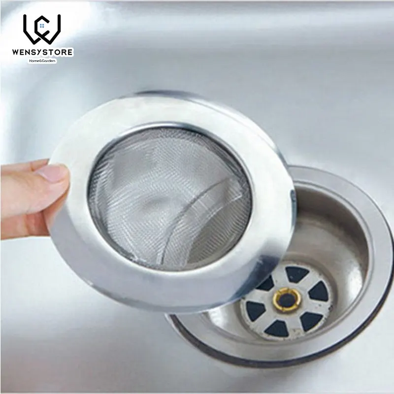 

Hair Catcher Stopper Stainless Steel Bathtub Shower Drain Hole Filter Trap Metal Wire Sink Strainer Kitchen Bathroom xf40