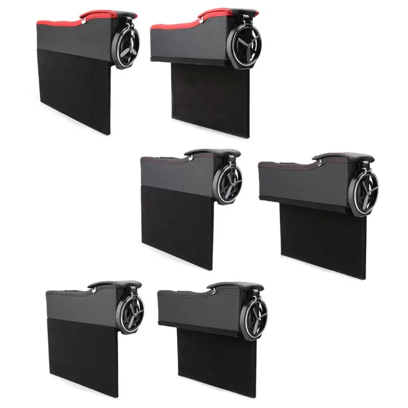

1pcs New Car Seat Crevice Storage Box With Gap Pocket Cup Holder Phone Case Coin Box