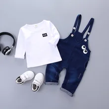 Dapchild Cotton Boys Suits Autumn Kids Clothes Sets Children Casual Sport Suit 2 pcs Baby Outwear 1 – 4 Years