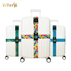 Аксессуары для путешествий, чемодана крышка группа настраиваемый замок шнур ремешок с багажа бирка для чемодана упаковка ремень чехол в
