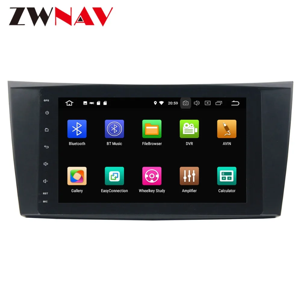 Discount Android 9 Car DVD Player GPS navigation For Benz E-Class CLS W219 W211 W463 G-Class headunit multimedia player tape 5
