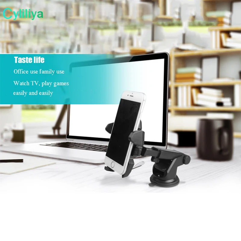 Best 50 Easy One Touch 3 Car Mount Universal Phone Holder 360 Degree Suction Cup Cradle Stand Holders for iPhone X Samsung S8 Note 8 11