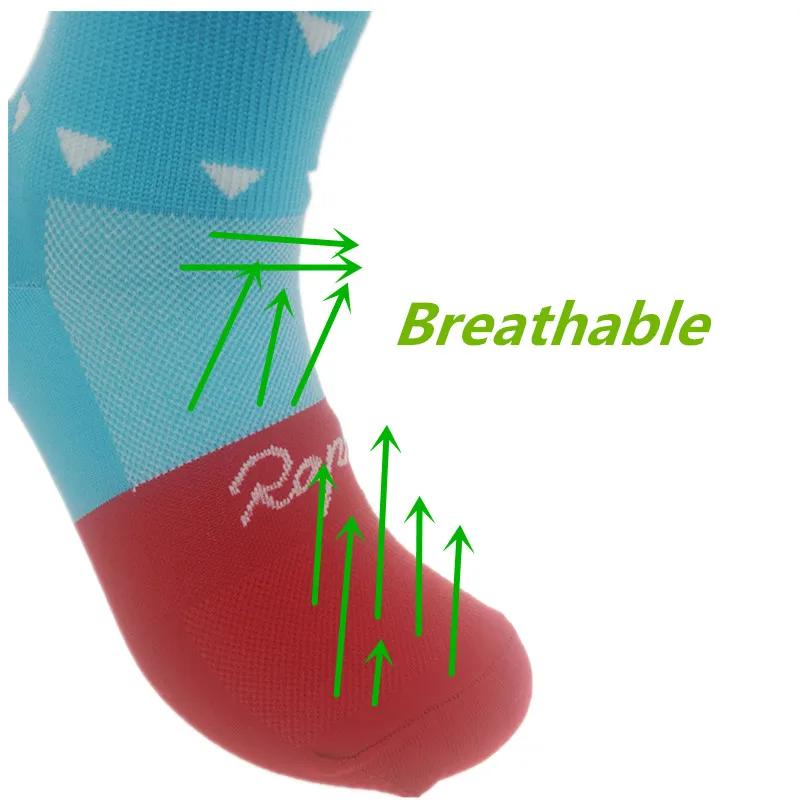 YF& TT мужские и женские спортивные носки для бега профессиональные дышащие эластичные носки для езды на велосипеде мужские носки для бега