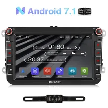 Pumpkin 2 Din 8''Android 7.1 Car Radio No DVD Player GPS Navigation Quad-Core 2G RAM 16G ROM Car Stereo For VW/Skoda/Seat/Golf pumpkin 2 din 8 car radio android 8 0 gps navigation 4gb ram car stereo audio for vw skoda seat golf radio video player no dvd