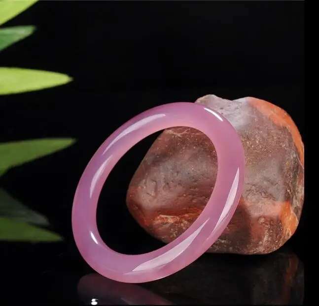 Beautiful Chinese handwork nature Cat/'s eye purple bracelet 58-62mm
