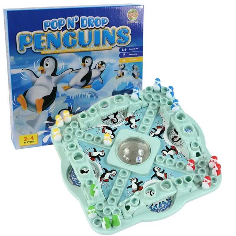 Классические Игрушки Pop n'drop Penguins игра для соревнований семейная забавная