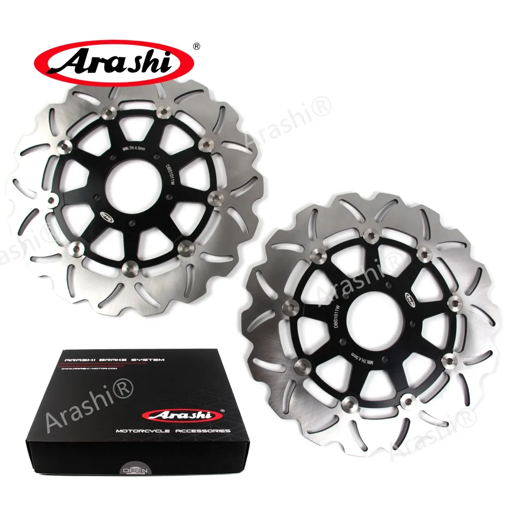 Arashi 1 Pair For SUZUKI DL V-STROM 1100 2002-2010 CNC Front Brake Disc Rotors VSTROM 2002 03 04 2005 2006 2007 2008 2009 2010