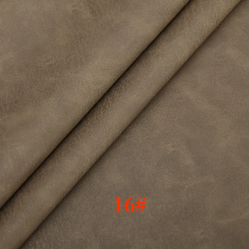 Meetee 100*138cm Faux Artificial Synthetic Leather Fabric for Sewing DIY Bag Shoes Sofa Material Home Decor Accessories - Цвет: 16