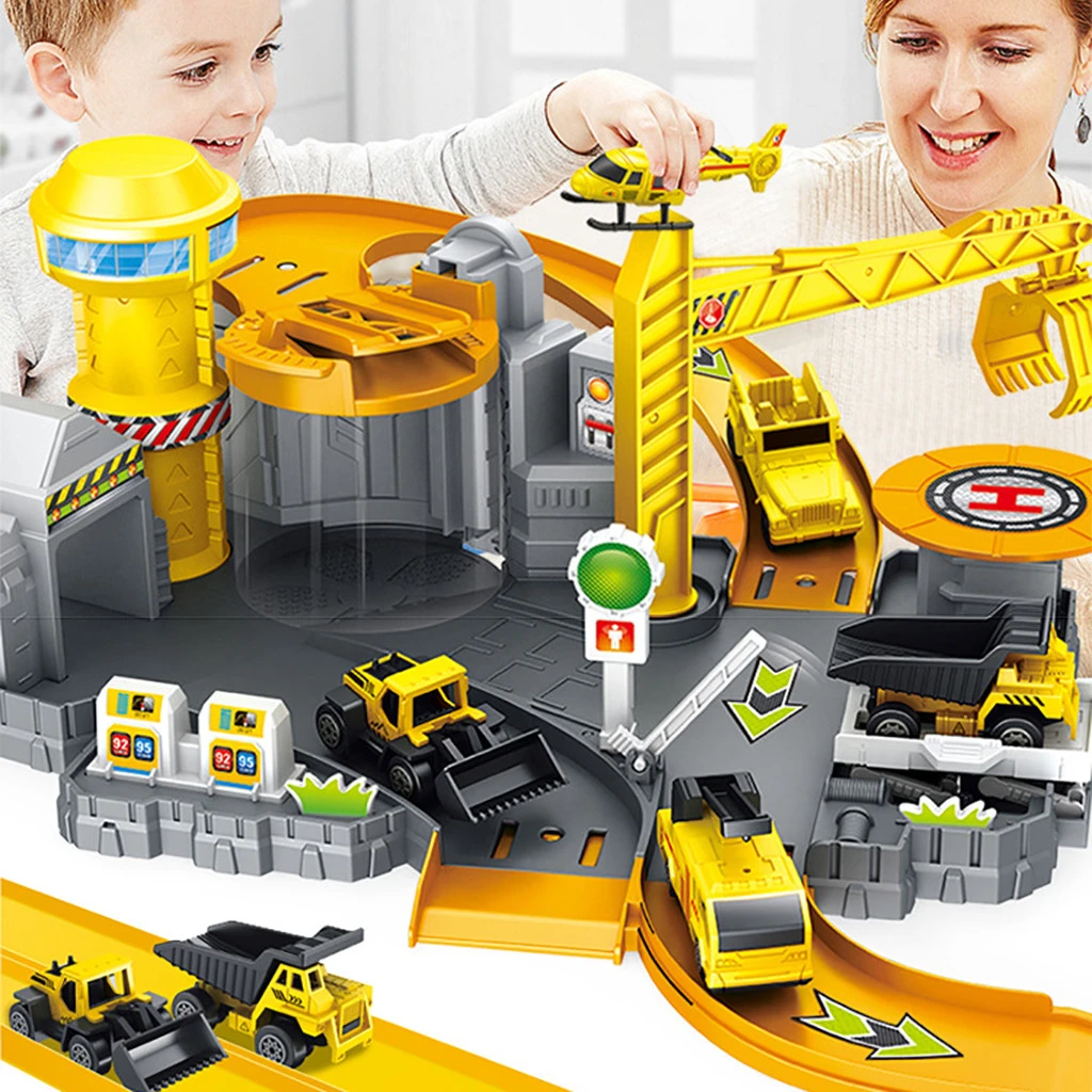 Jeu de Garage pour Enfants Jouet d/'Assemblage Modèle de Voiture 3D Jouets de