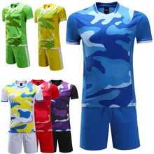 2016 mens football jerseys training suit sports tracksuit camouflage soccer jerseys sets running suits design jogging custom
