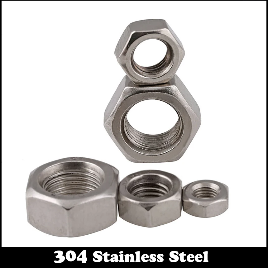 uxcell Hex Nuts M6x0.75 UNF 304 Stainless Steel Thread Hexagon Nut 20pcs uxcell Hex Nuts M6x0.75 UNF 304 Stainless Steel Thread Hexagon Nut 20pcs